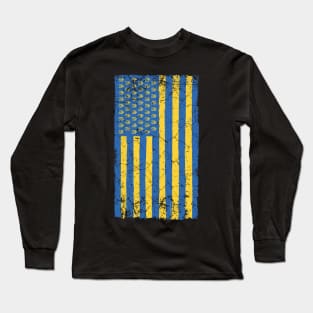 Ukrainian American Ukraine Patriot Long Sleeve T-Shirt